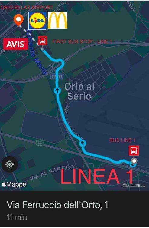 ベルガモOrio Relax 24H Airport 1 - 3 Minute From Arrival By Busアパートメント エクステリア 写真